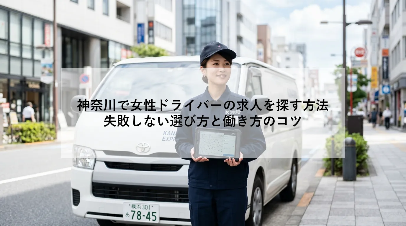 神奈川で女性ドライバーの求人を探す方法|失敗しない選び方と働き方のコツ